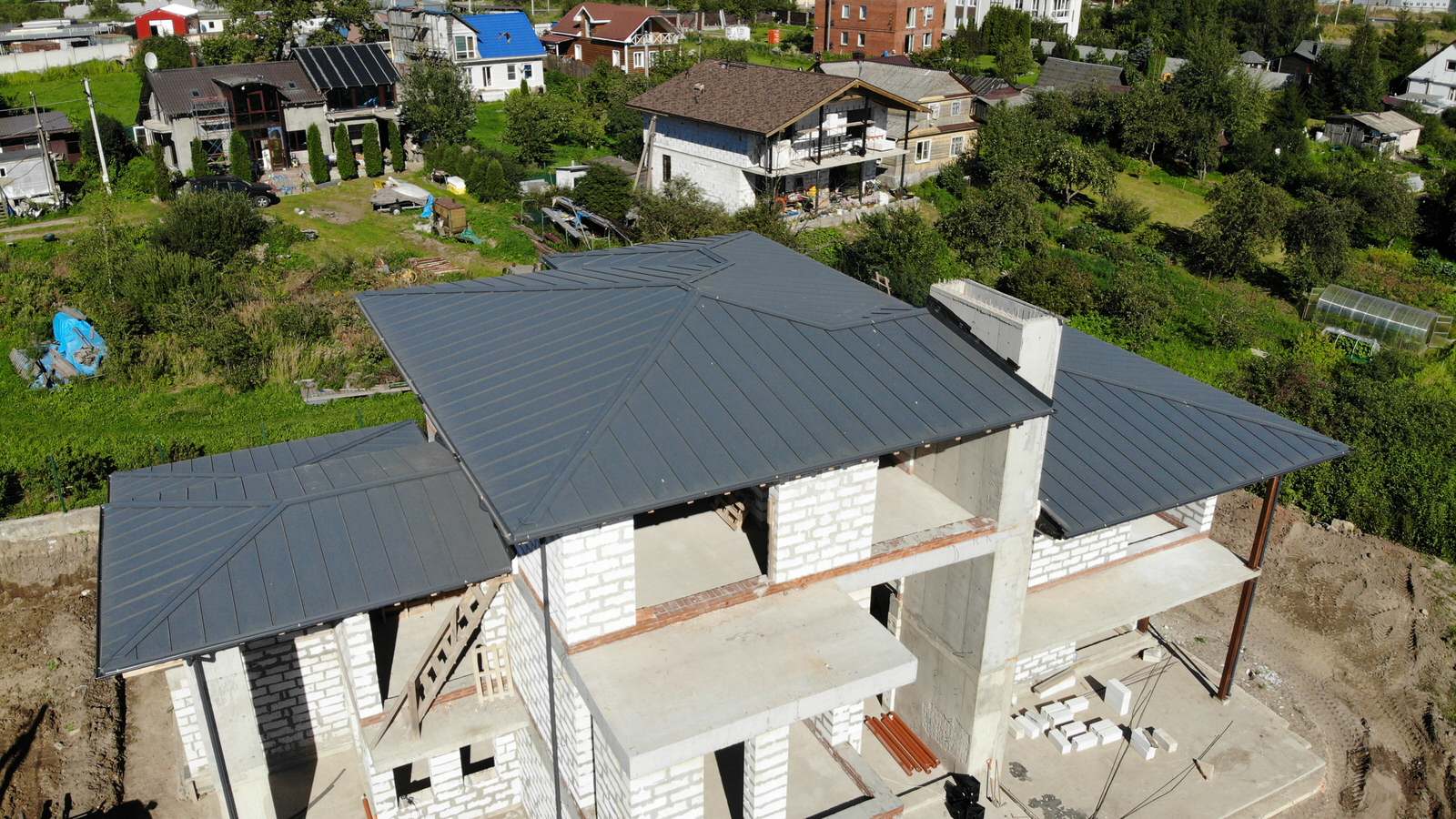 Обложка проекта: Фальцевая кровля от Гранд Лайн