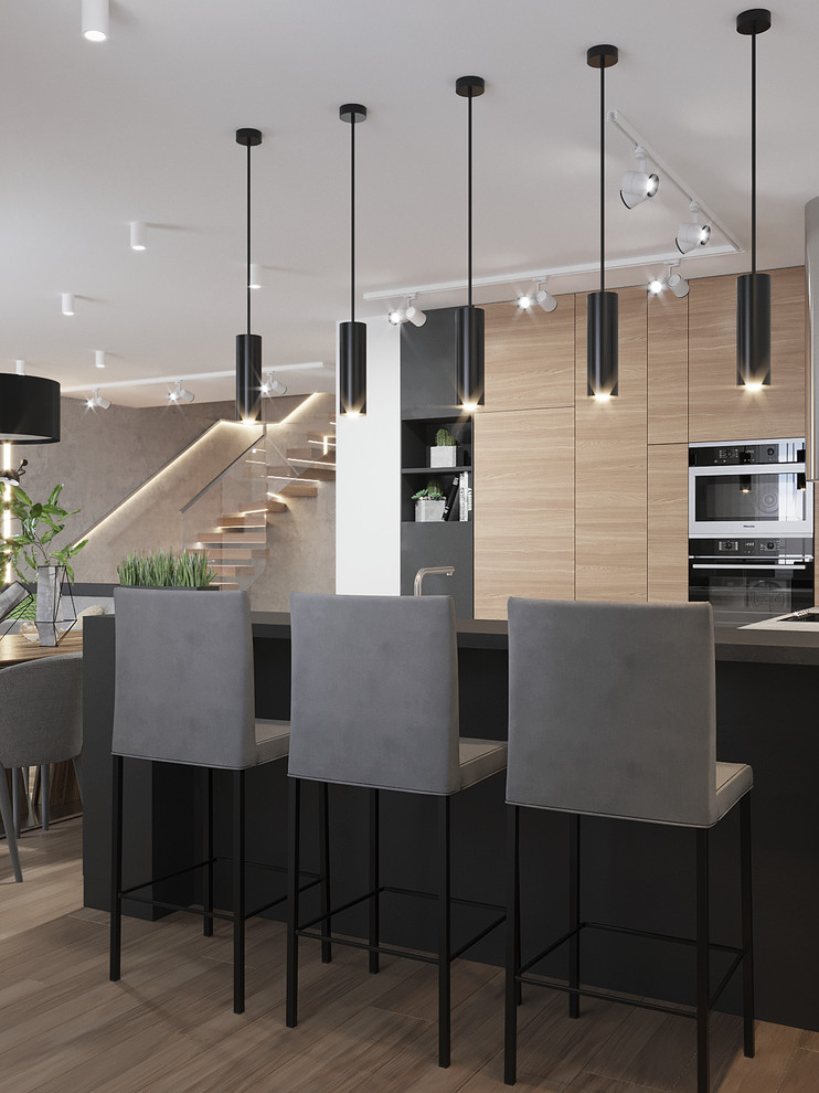 Бетон и дерево