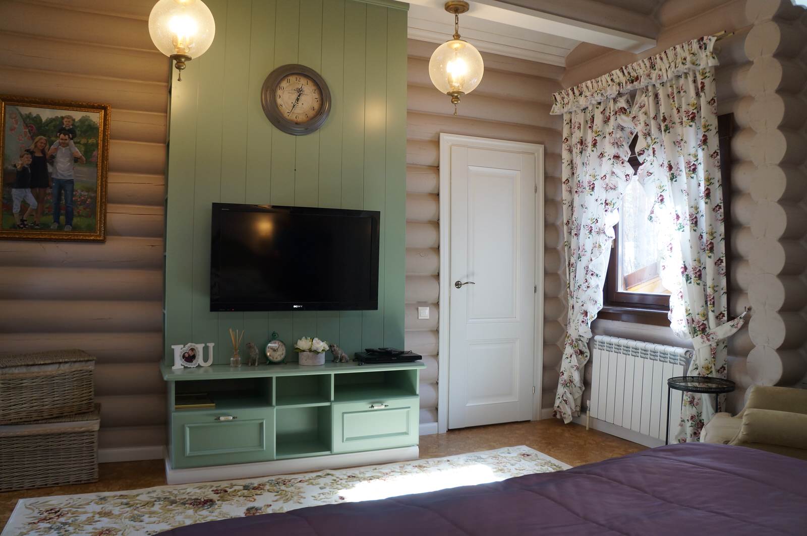 Нouse in a pine forest