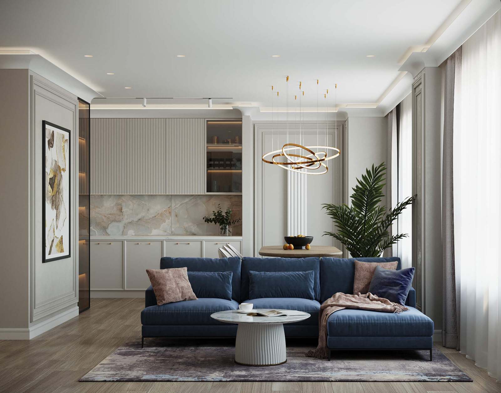 Обложка проекта: Квартира ЖК "Женева" г. Екатеринбург (102 кв.м.)