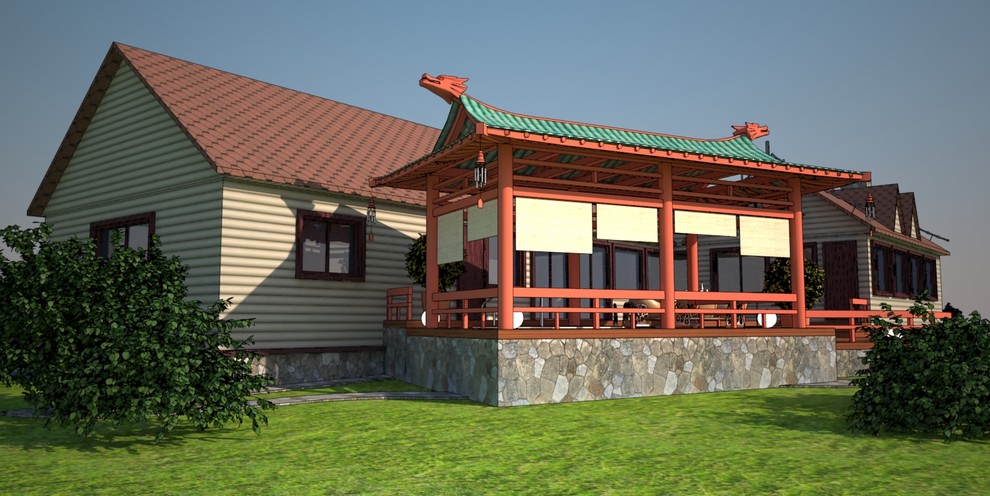 Баня в восточном стиле