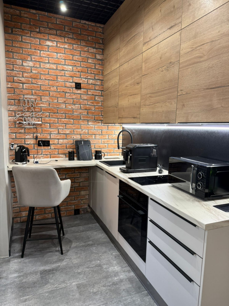 A modern industrial-style studio