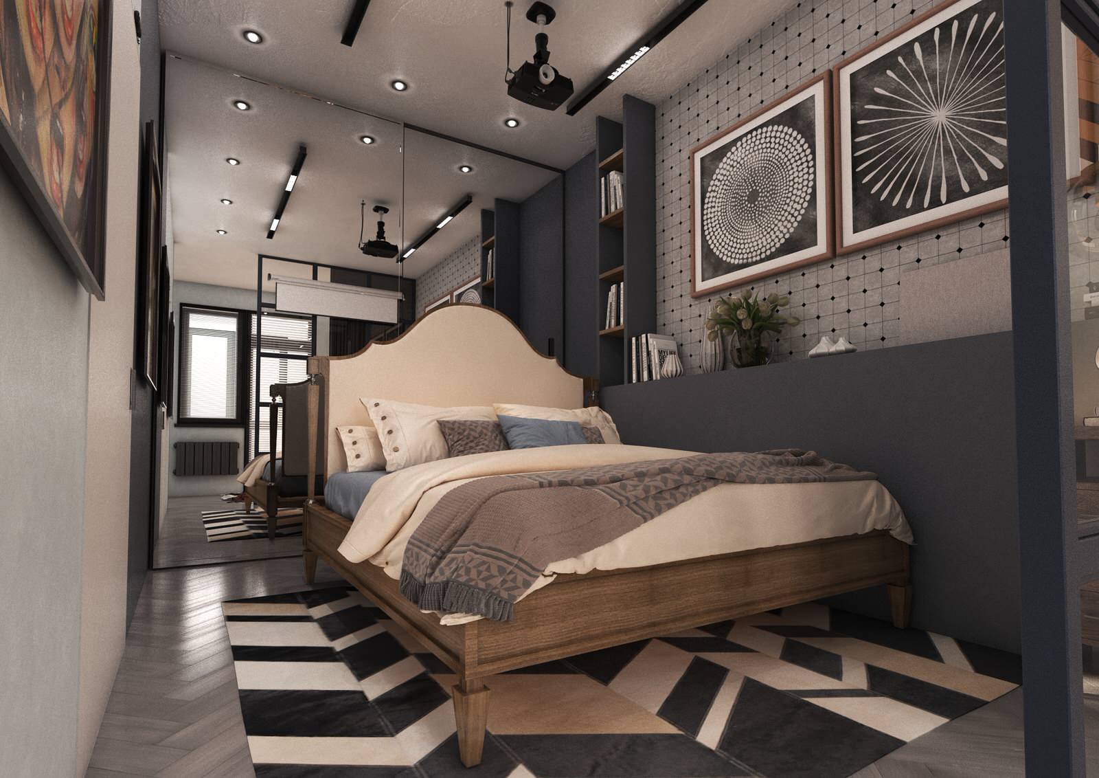 Сочный интерьер для пары музыкантов, жк Аллегро парк