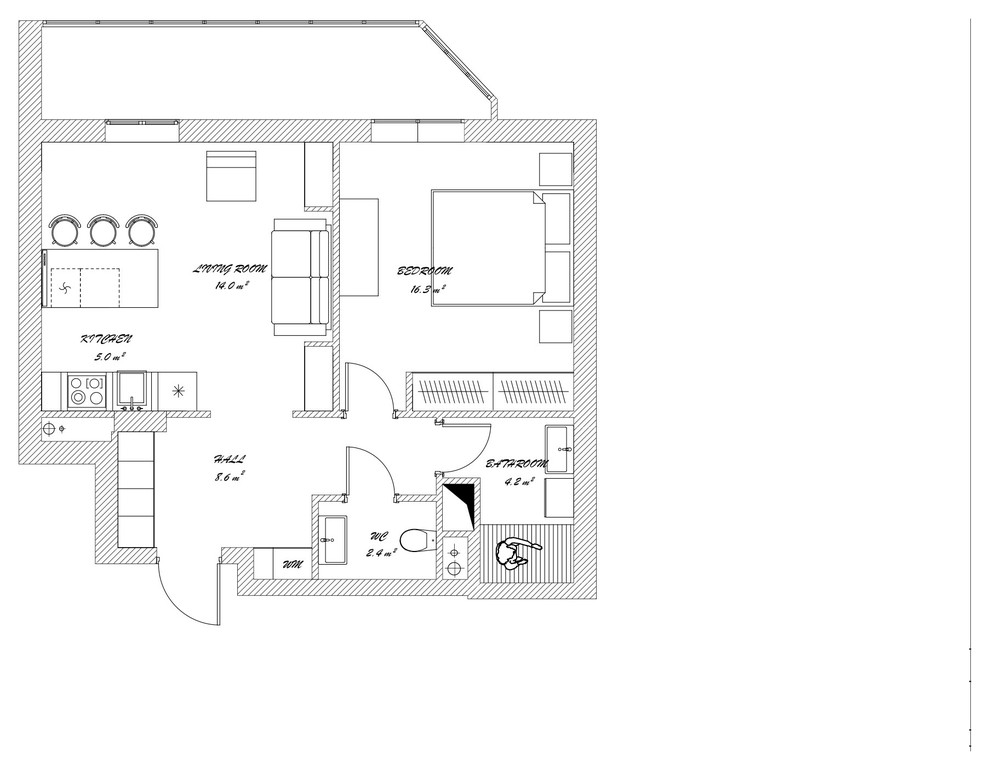 Houzz тур: Квартира с желтыми деталями и орнаментом для яркой хозяйки