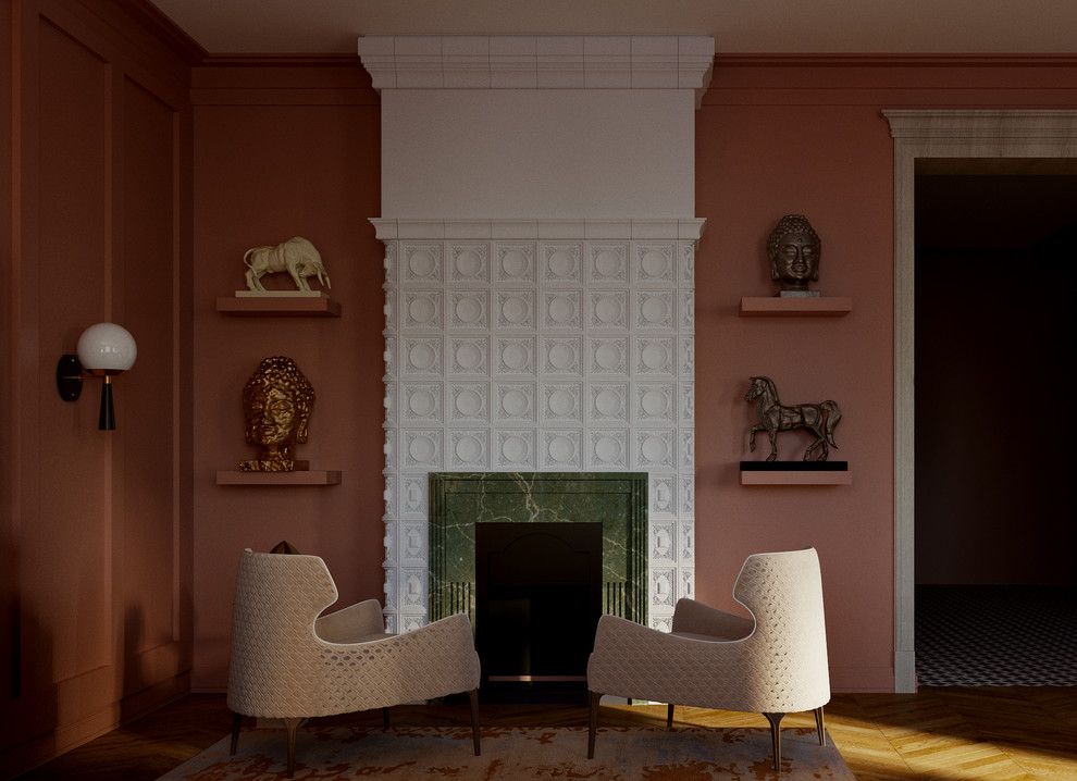 Turmalin. Интерьеры дома в коттеджном поселке Изумрудный.