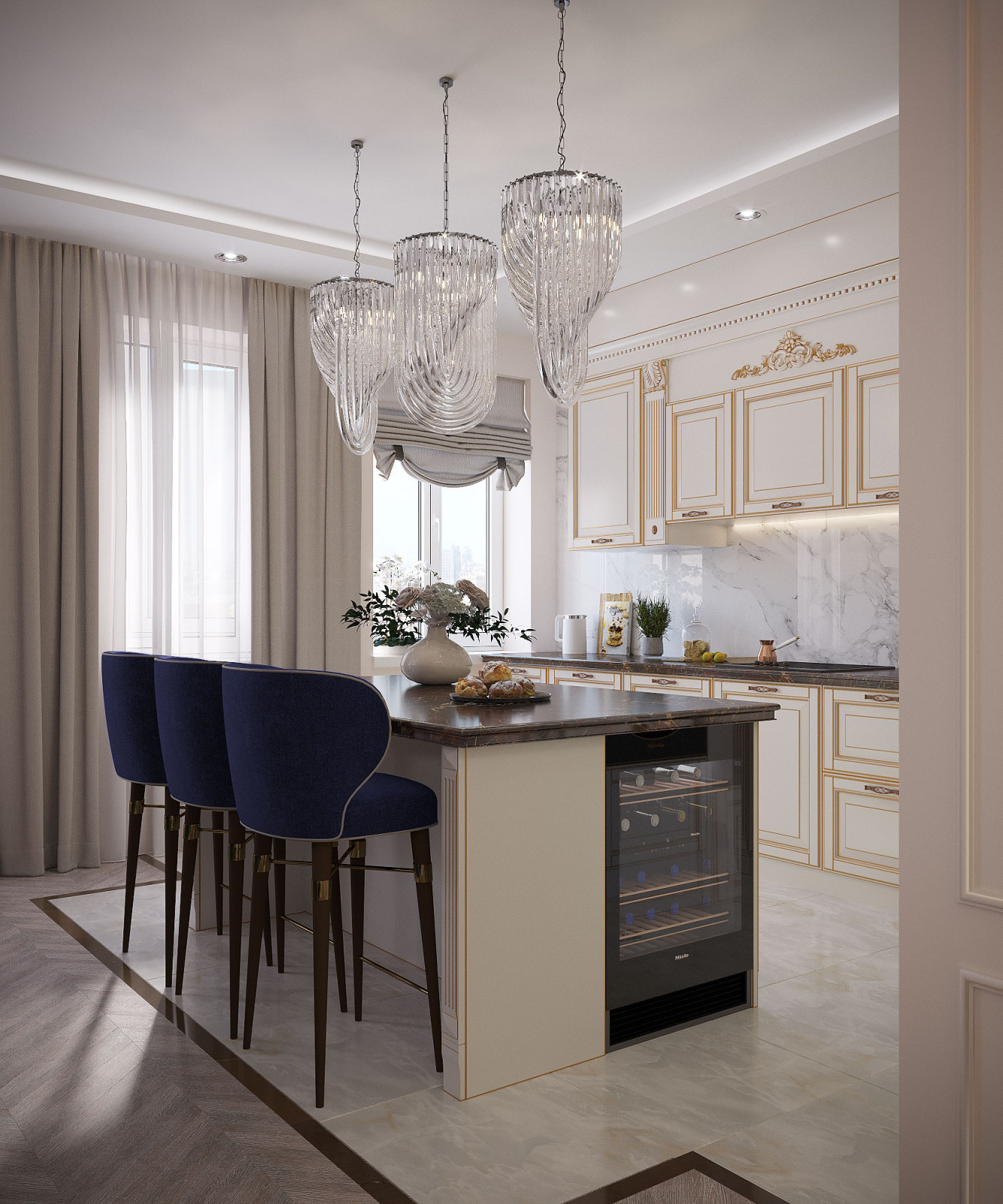 Обложка проекта: Квартира -158 м2,