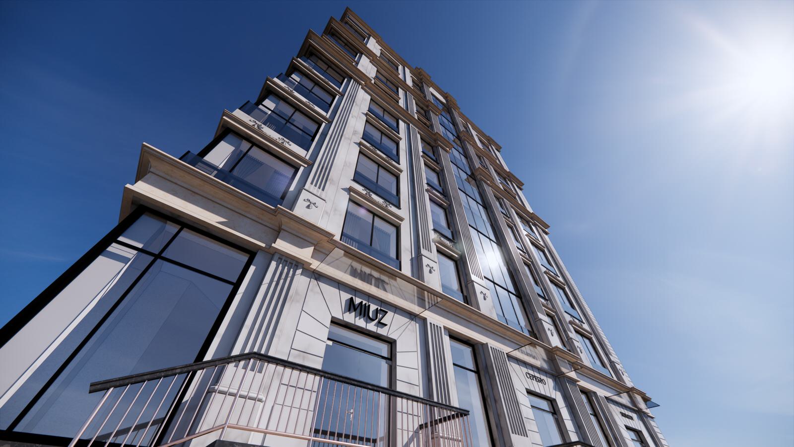 Эскизные предложения жилого дома на Серебрянической набережной. Москва