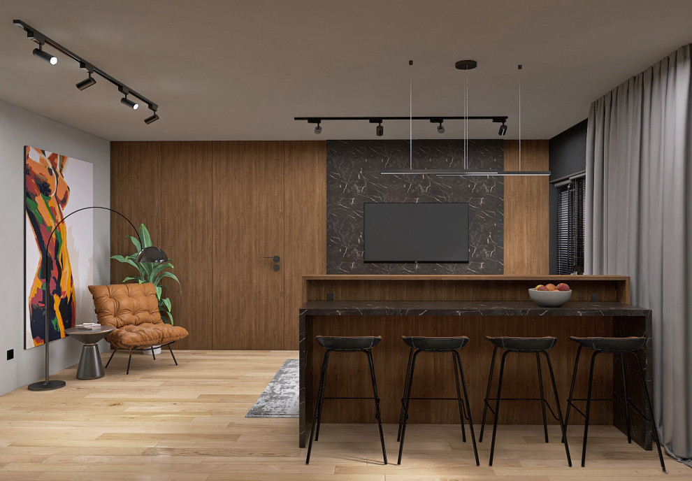 Обложка проекта: Трехкомнатная квартира ЖК Королева