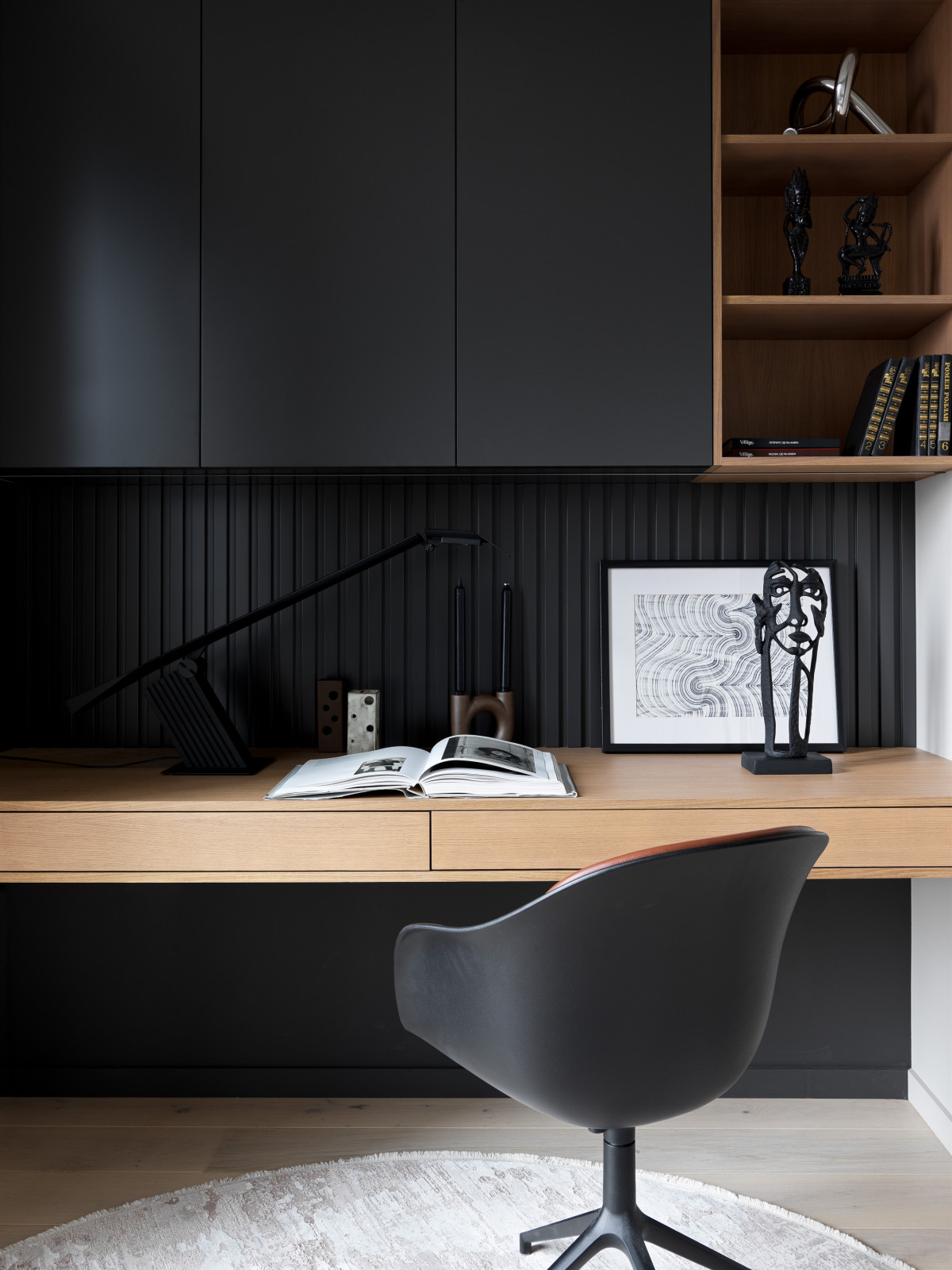 Лаконичная квартира в ЖК "Пресня Сити"