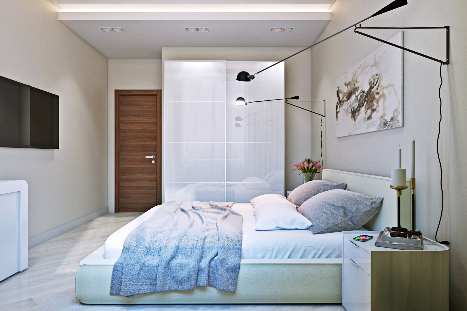 Светлая двушка на Мосфильмовской