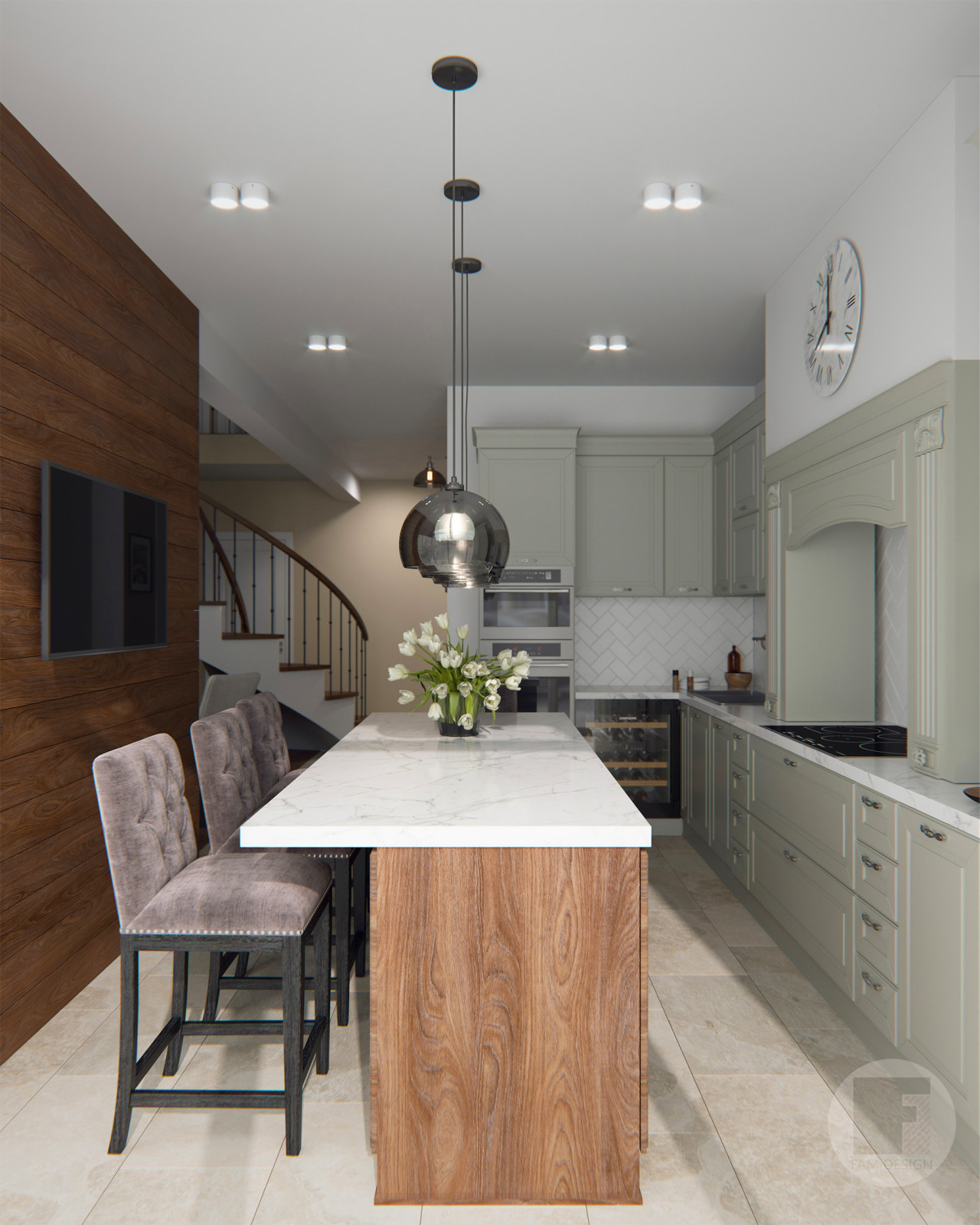 Современный загородный дом