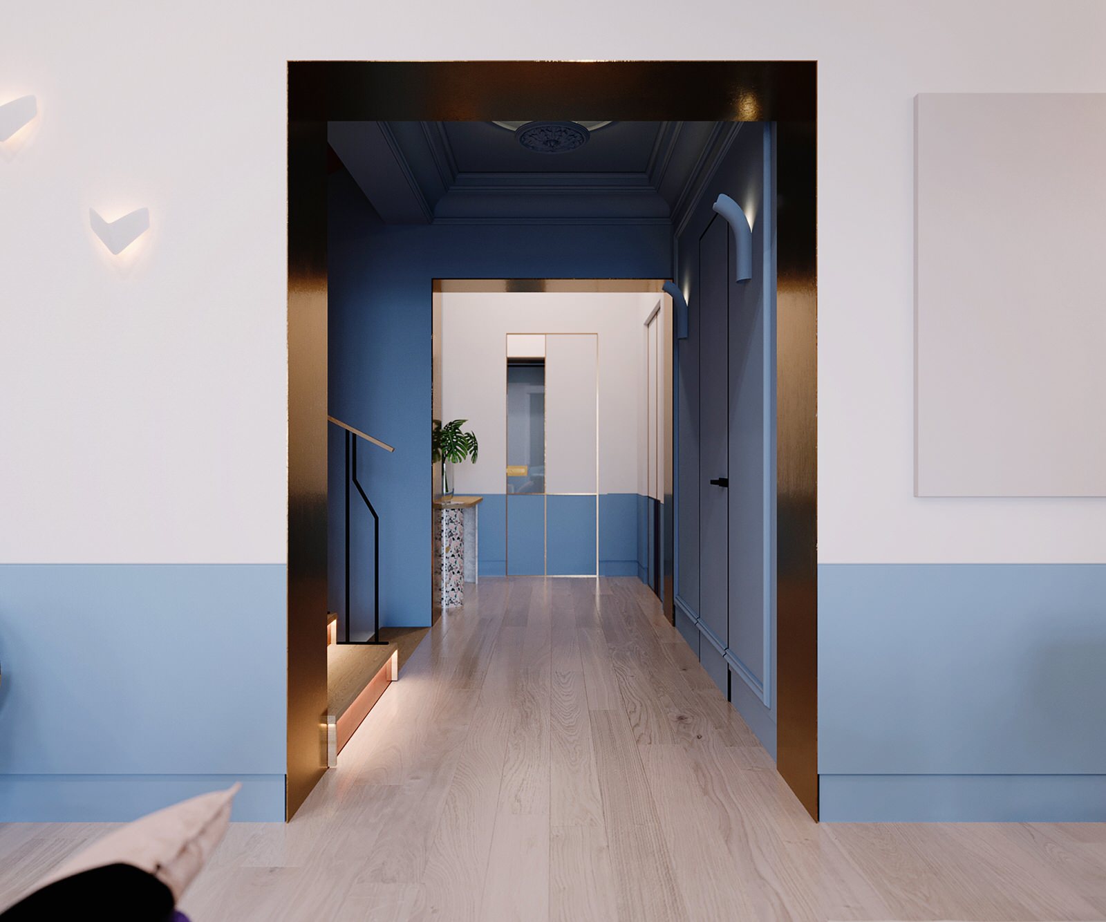 Коридор. Таунхаус в ЖК "Парк Авеню"