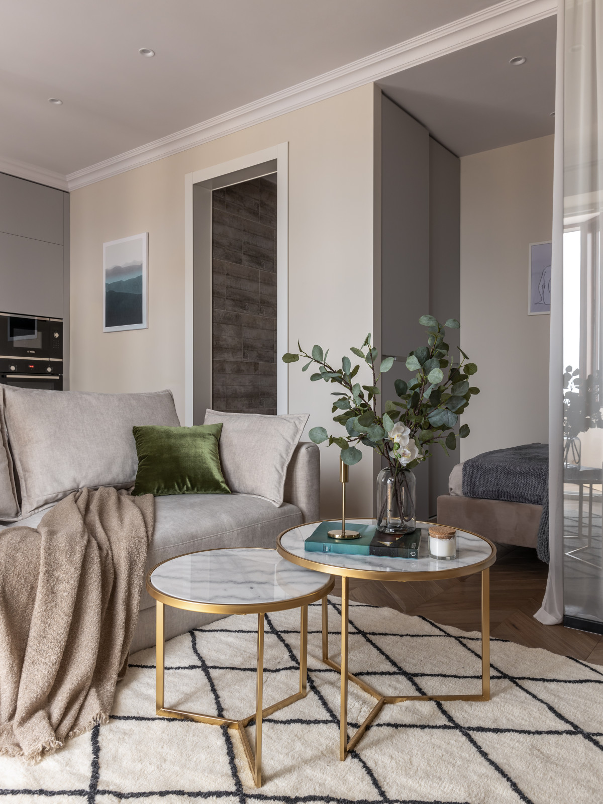 Проект-переделка однокомнатной квартиры в г. Самара