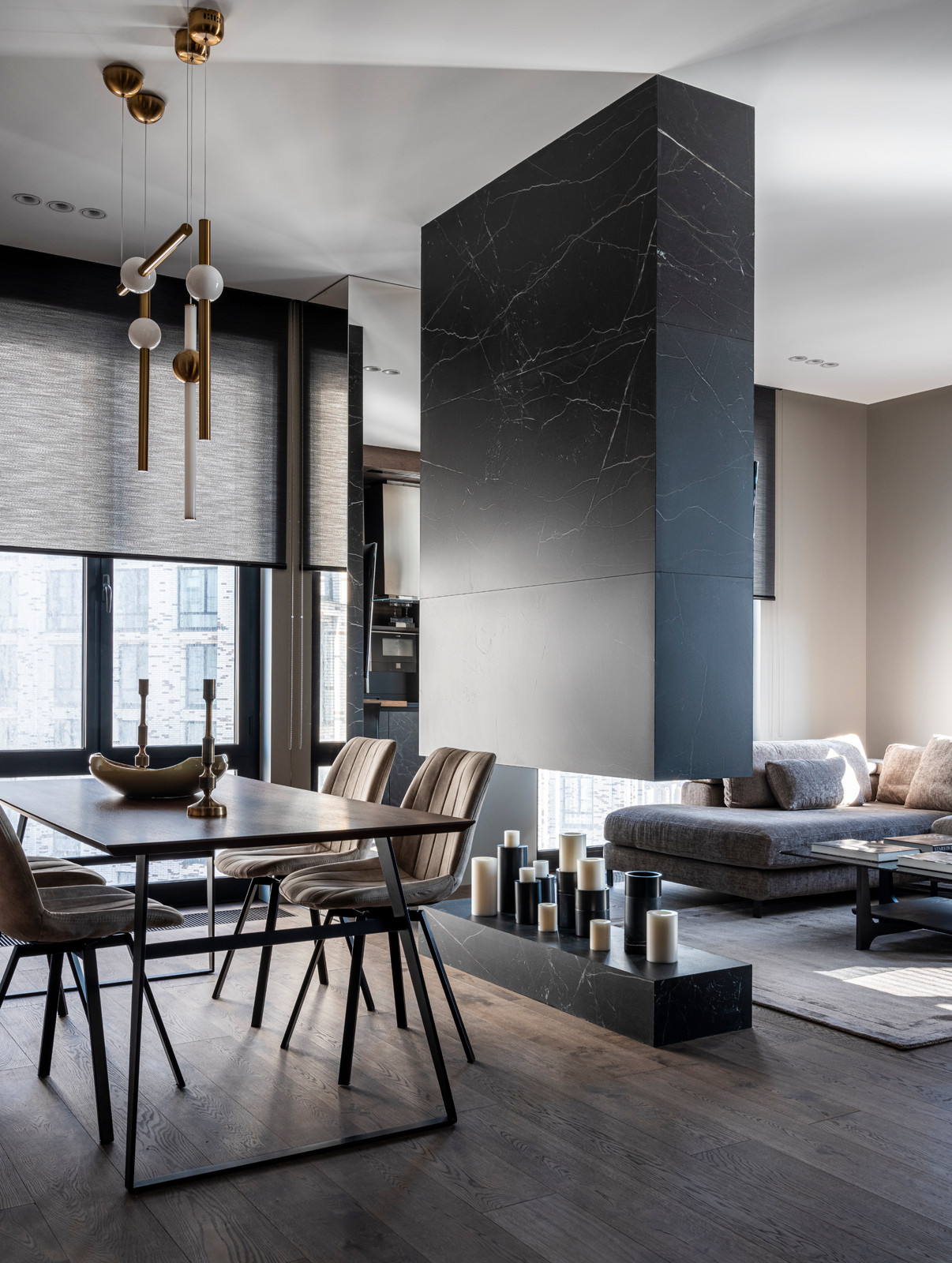 Реализованный проект квартиры 90м2 в ЖК Пресня сити