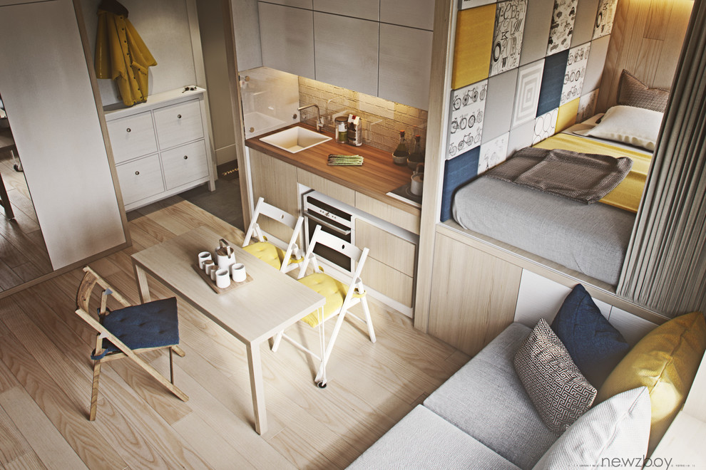 Houzz тур: Крошечная студия с большим потенциалом и скромным бюджетом