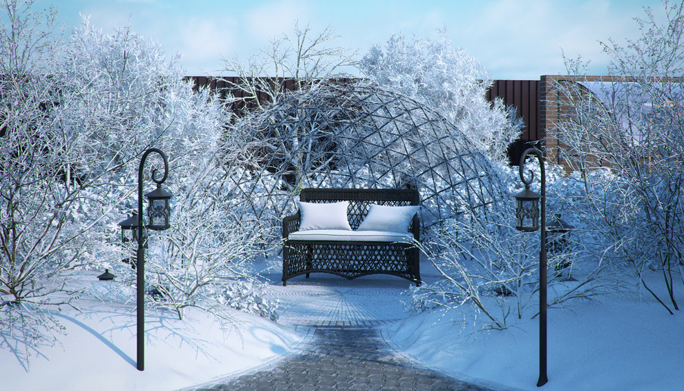Проект благоустройства участка п.Зубарево. ЗИМА.