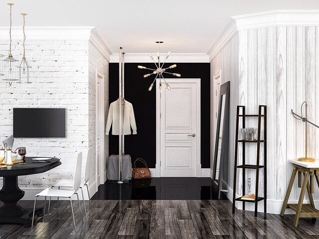 Обложка проекта: Дизайн-перепланировка стандартной однокомнатной квартиры