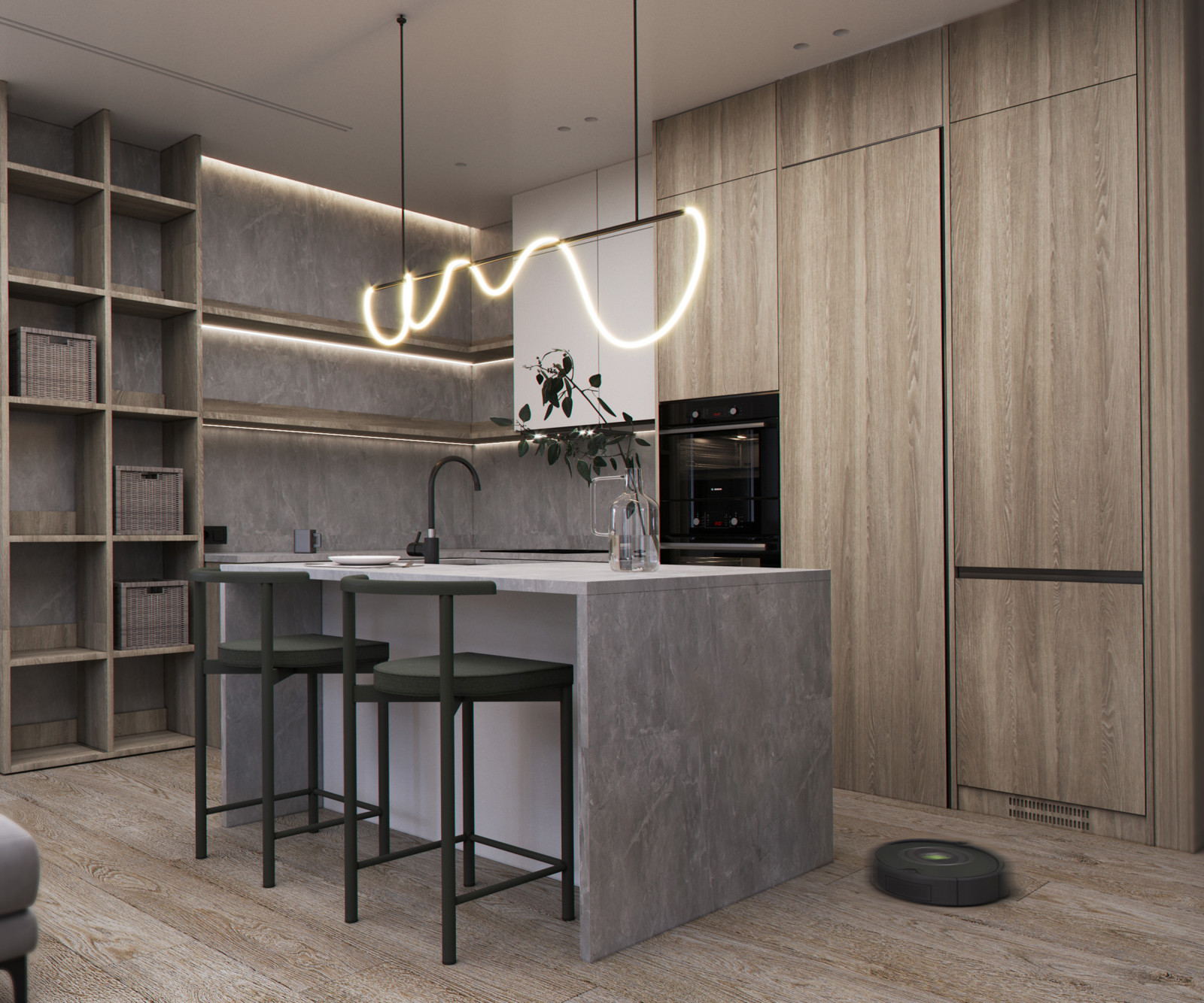 Кухня-гостиная