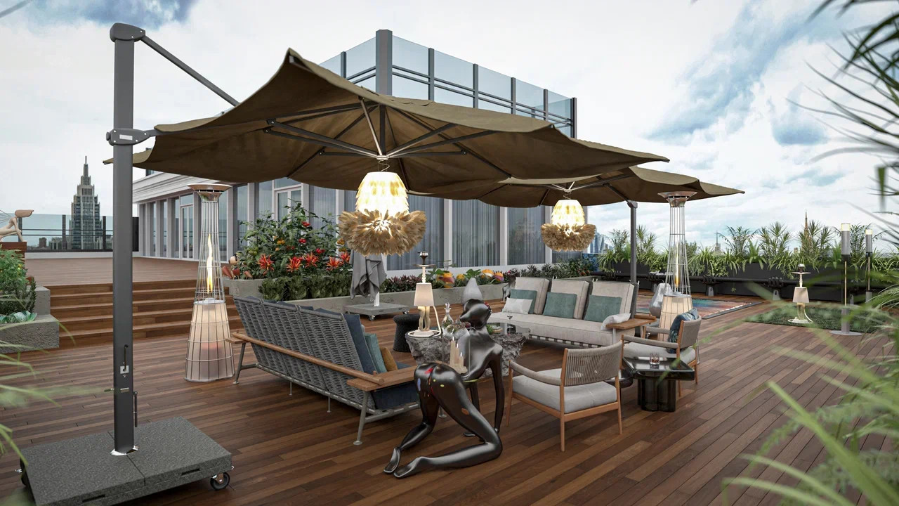 Обложка проекта: Терраса пент-хаус