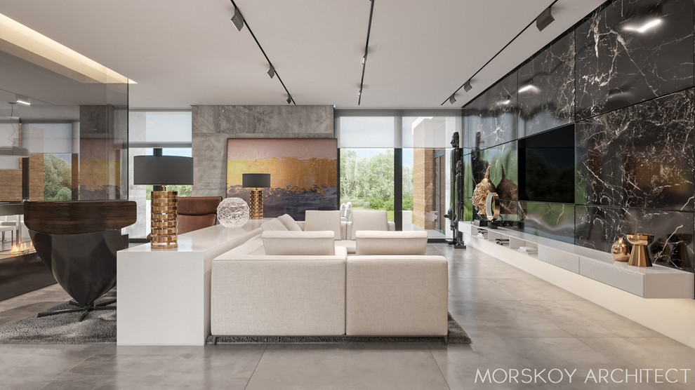 Interior of the apartment house 600 m²