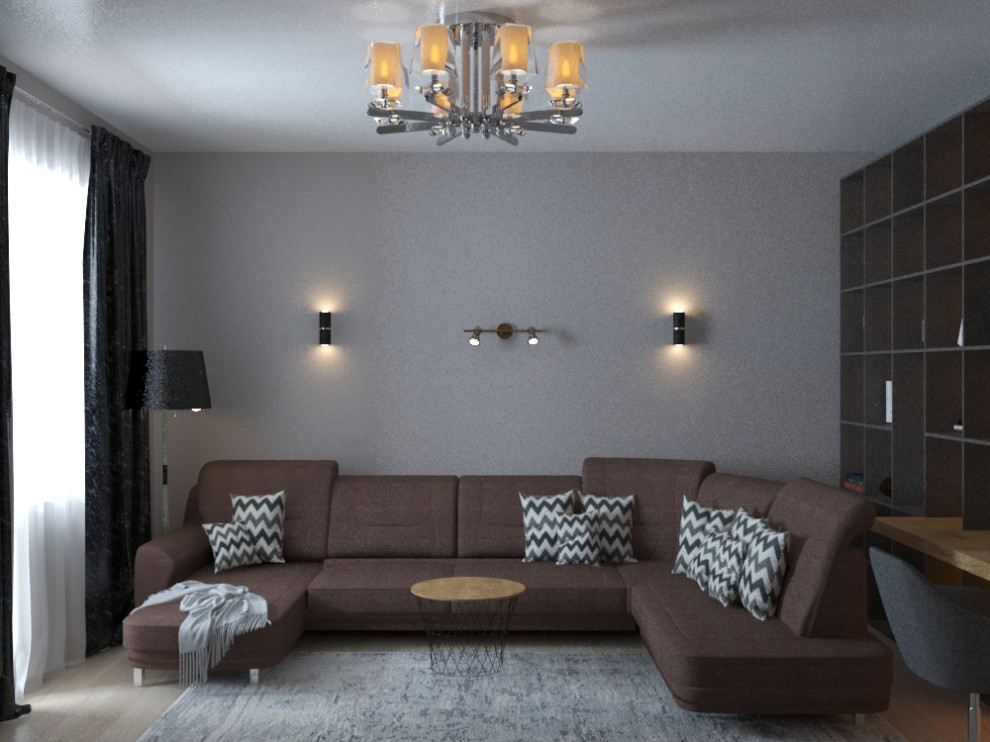 Дизайн кухни с гостевой зоной