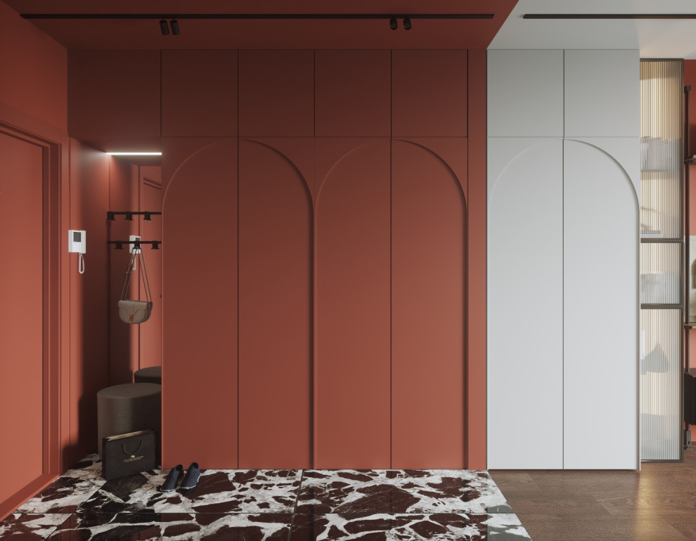 Студия в оливковом цвете