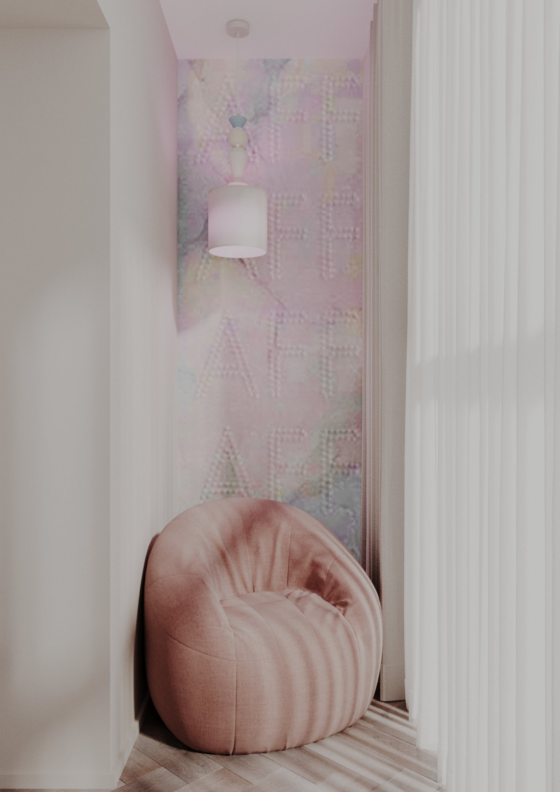 Дизайн интерьера трехкомнатной квартиры "ЖК Дежнев"