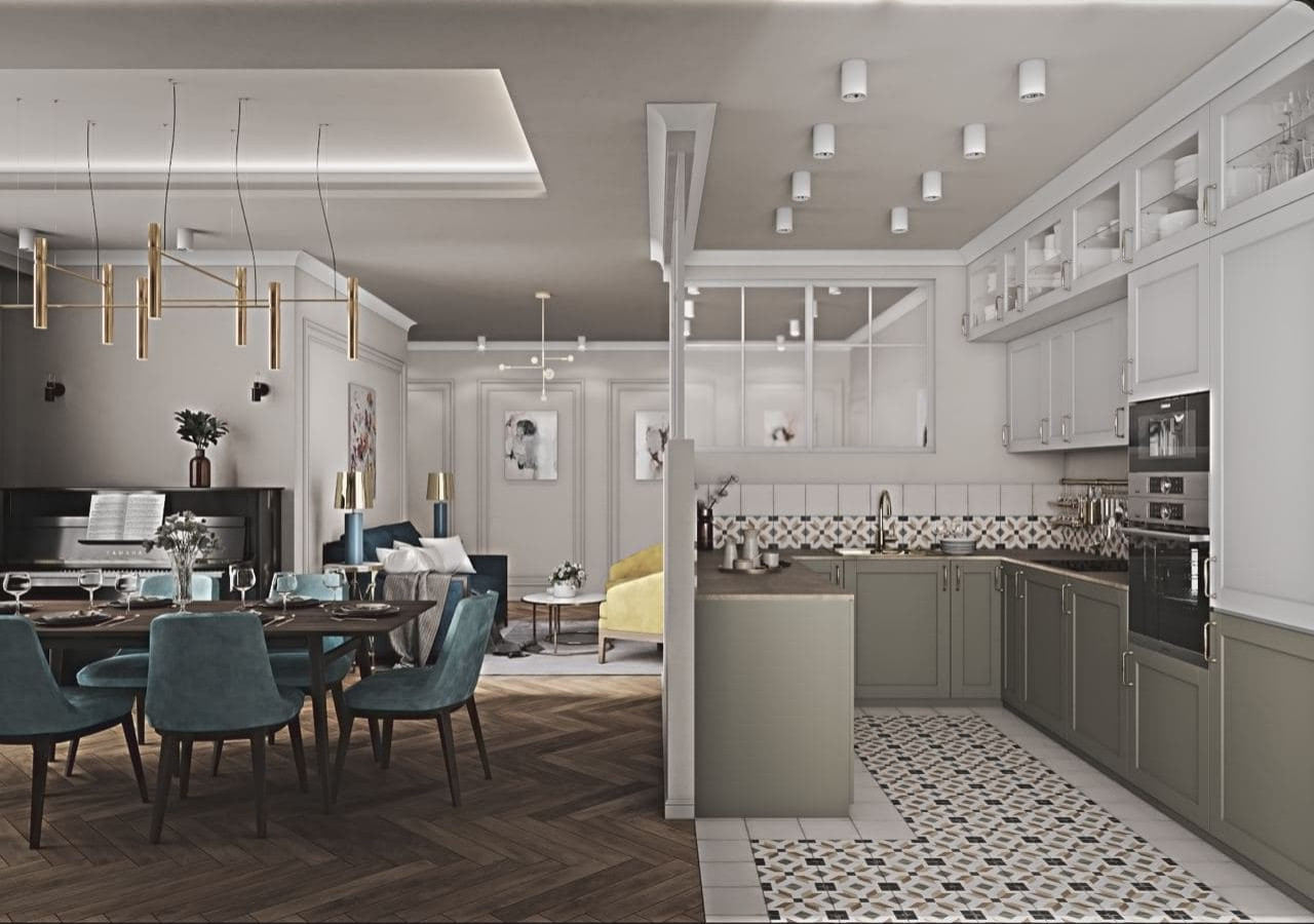 Гостиная-столовая