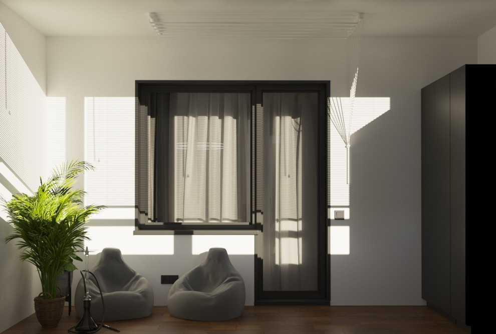 Обложка проекта: Квартира в Санкт-Петербурге в темных тонах