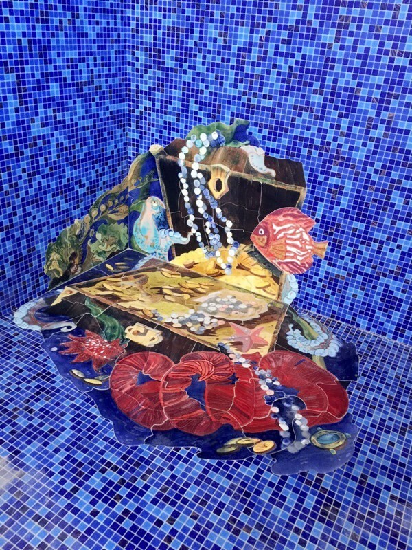 Обложка проекта: Сундук с сокровищами. Панно для бассейна