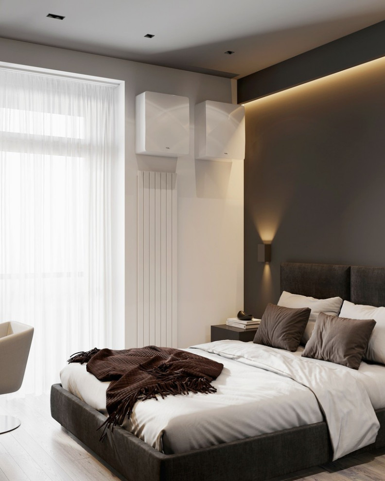 Интерьер квартиры в современном стиле, ЖК «Символ», 64 кв.м.