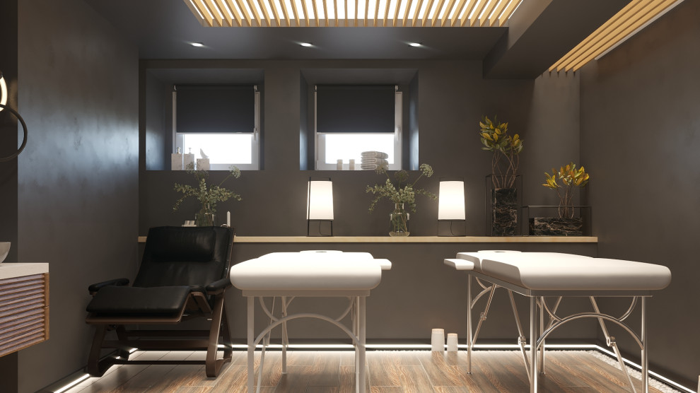 Дизайн проект салон массажа 100м