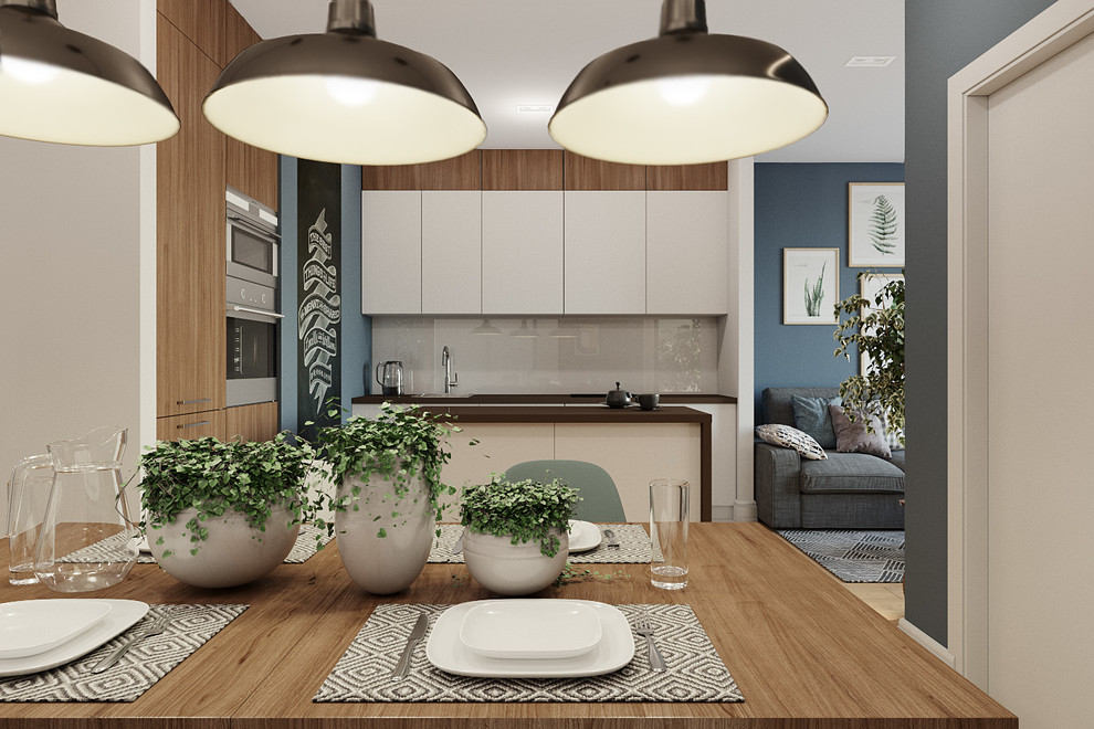 Обложка проекта: ЖК Белорецкий. Дизайн интерьера в современном стиле в Екатеринбурге.