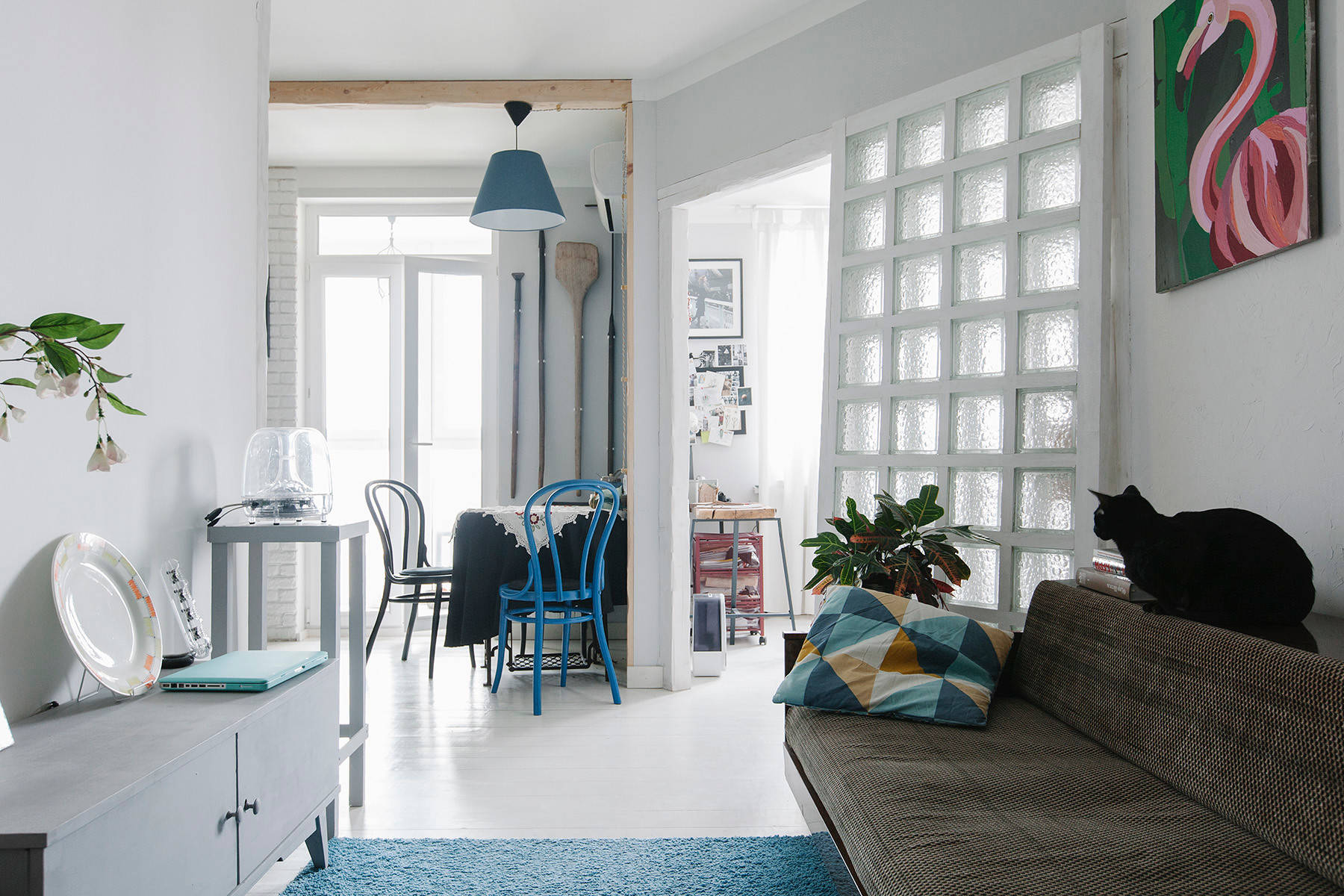 В гостях: 47 кв.м в Ново-Переделкино для пары дизайнеров