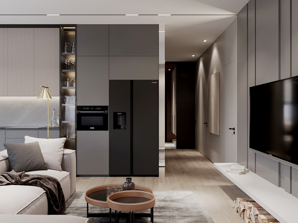 Дизайн-проект интерьера частного одноэтажного дома в Калининградской области