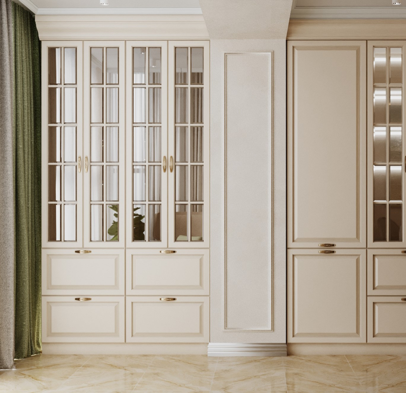 Дизайн квартиры в неоклассическом стиле