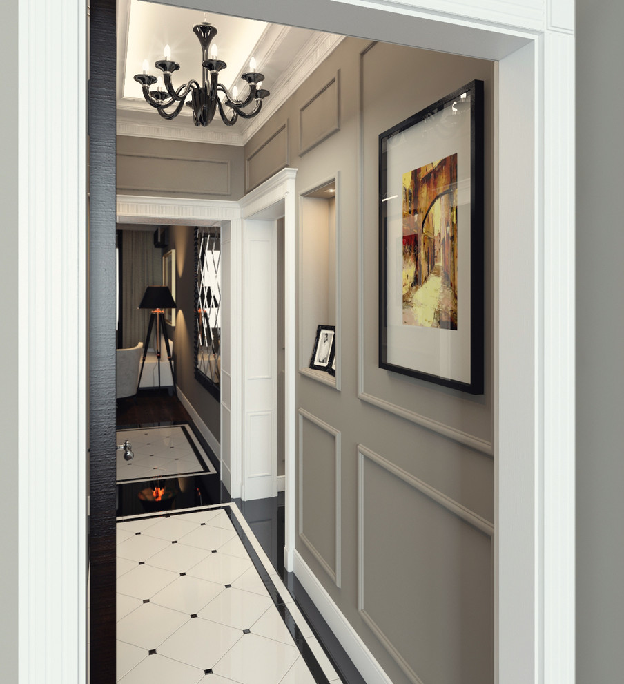 Monochrome +gold  -  apartment with 1 bedroom