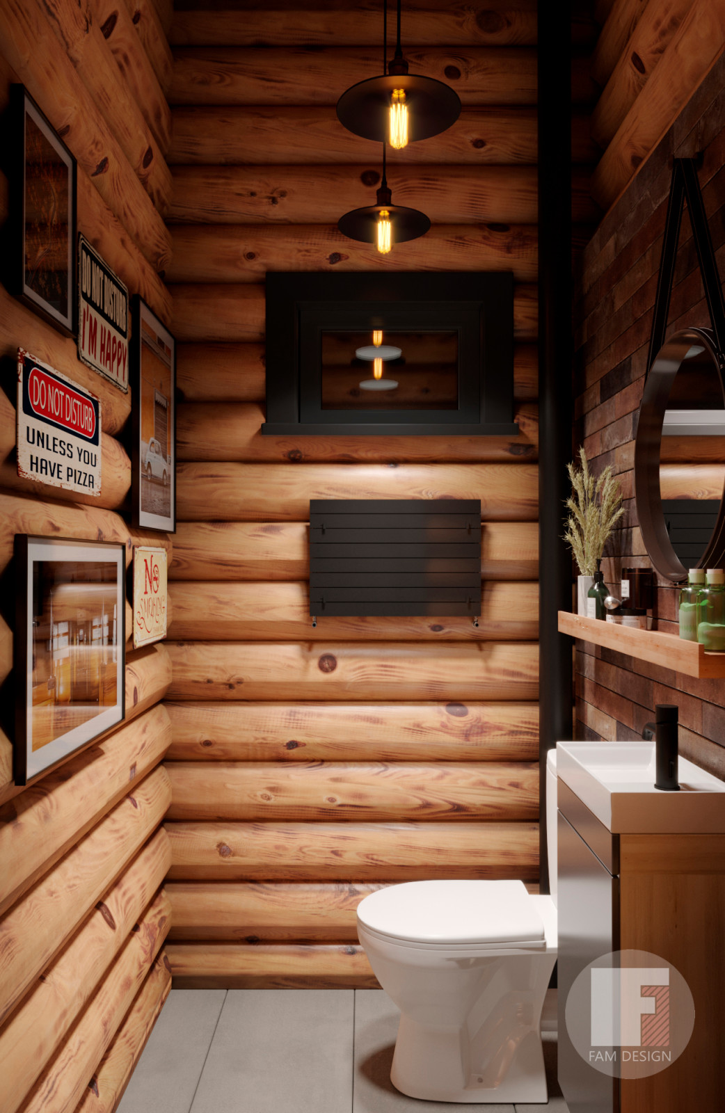 Баня в стиле лофт