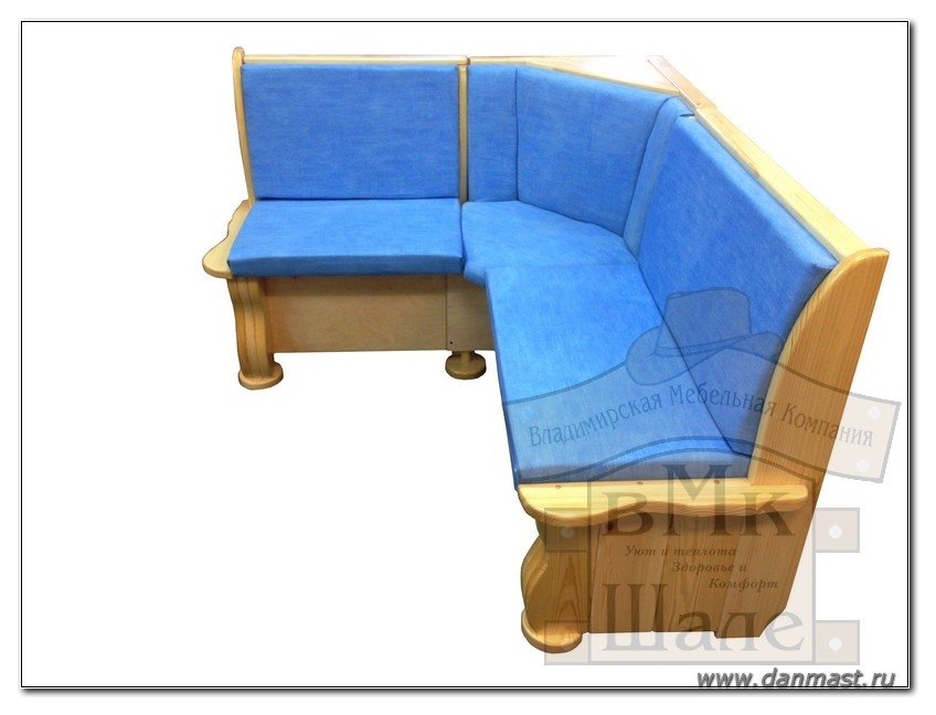 Кухонные угловые диваны из массива