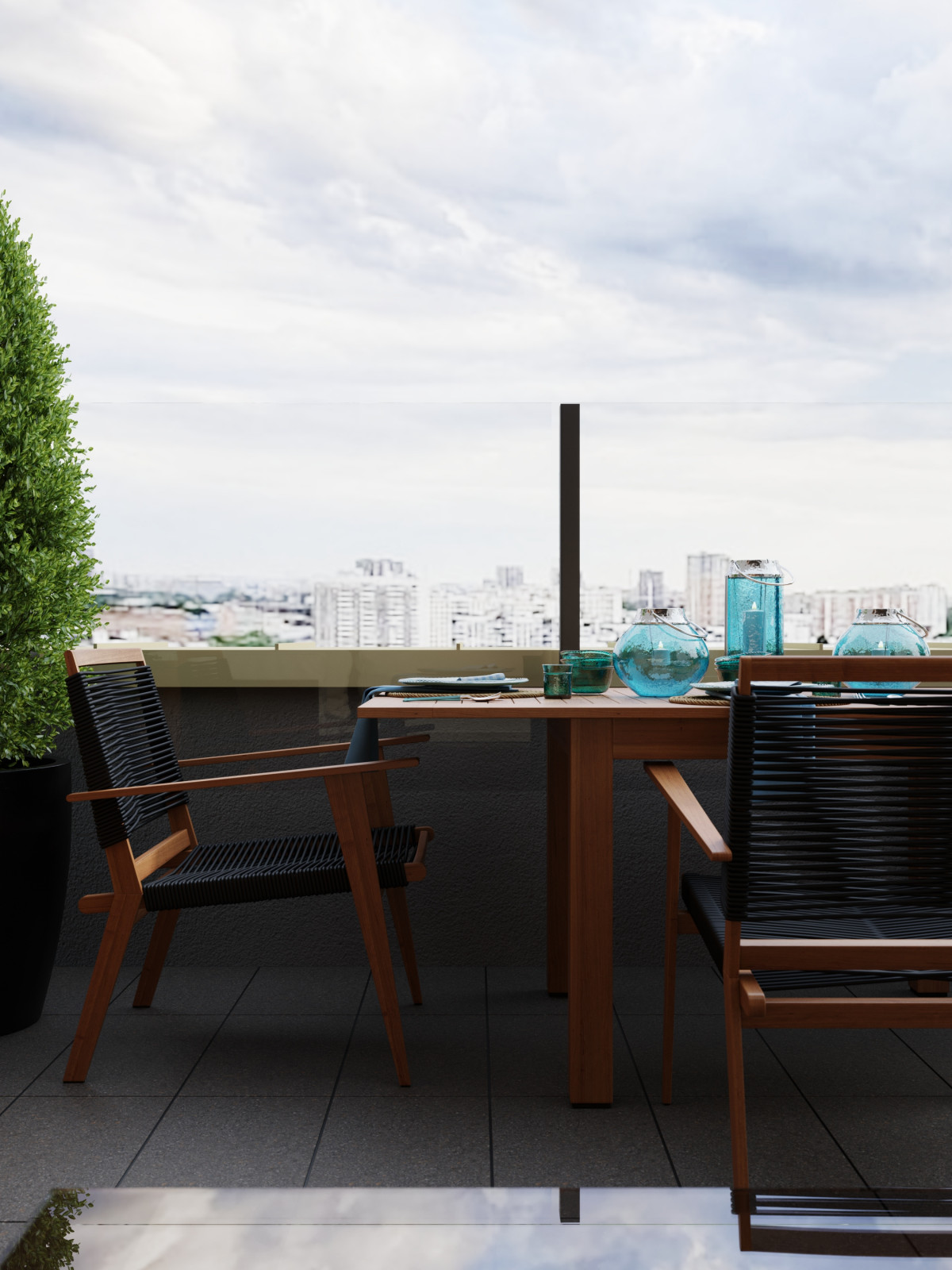 Двухуровневая квартира с террасой