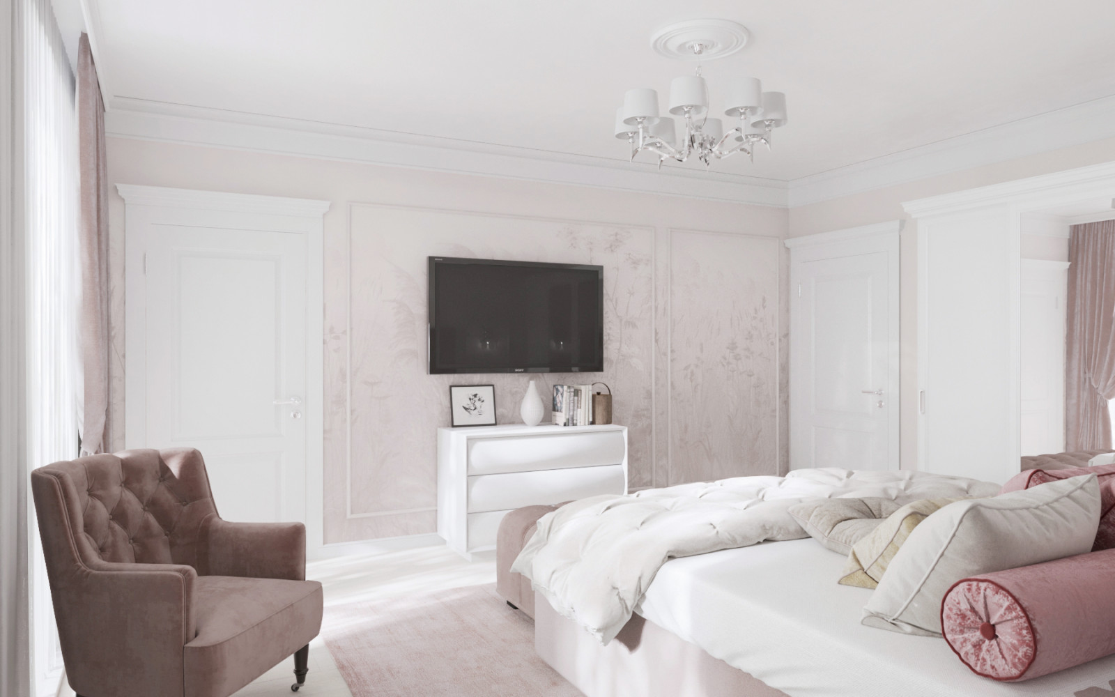 Современный интерьер в коттедже, Нижегородская область