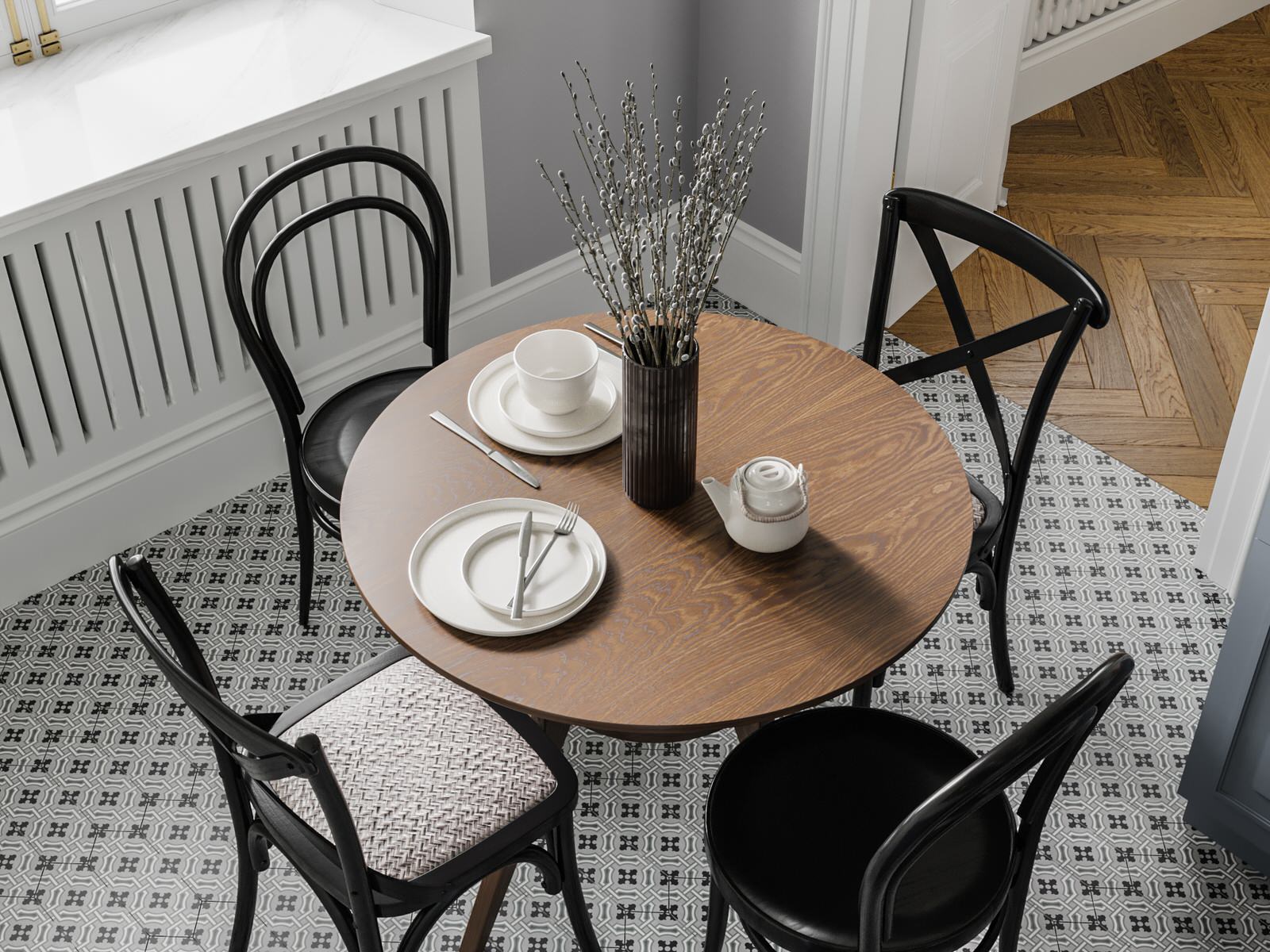 Французский стиль в доходном доме