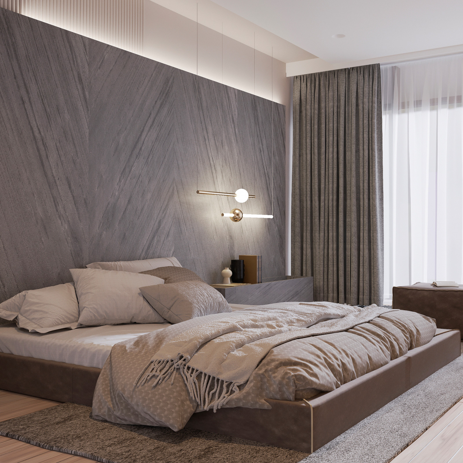 Дизайн-проект квартиры в жк Аквамарин г. Владивостока