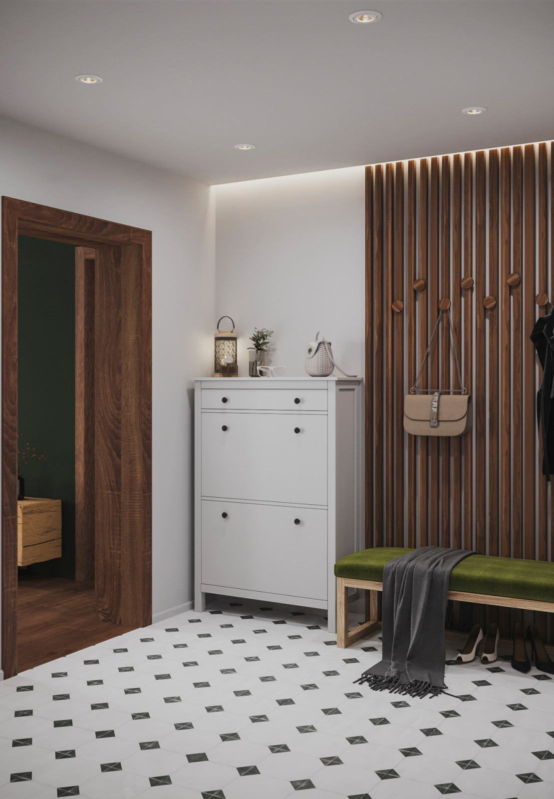 Скандинавский стиль для двухкомнатной квартиры, Народный бульвар