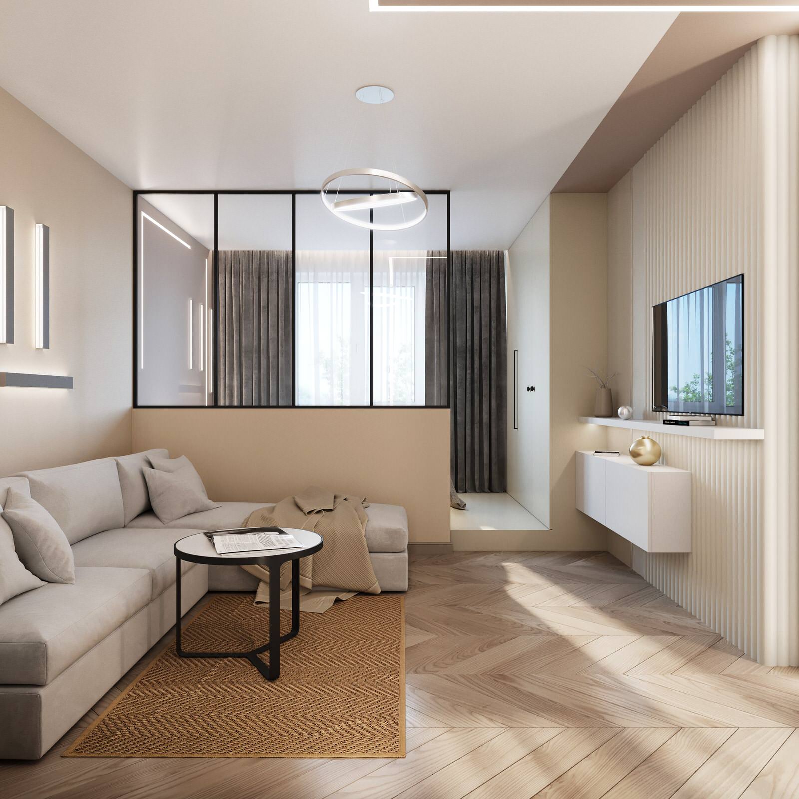 Спальня-гостиная