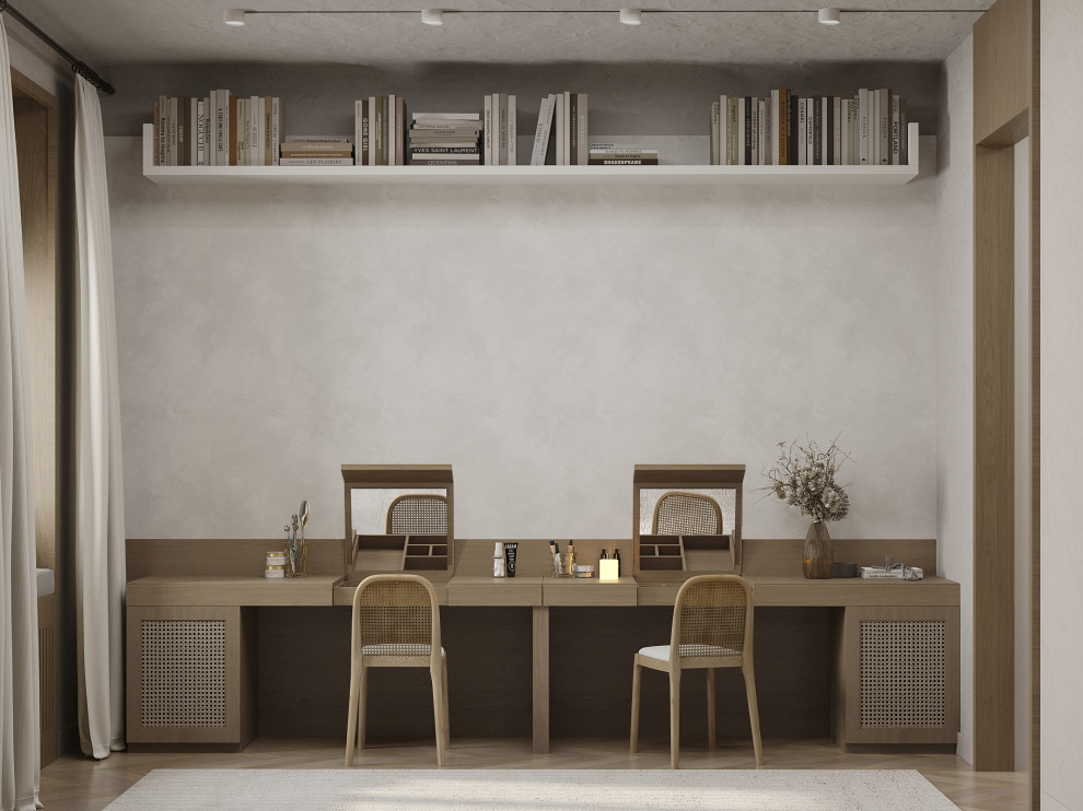 Сезон лесичекСпальня с гардеробной