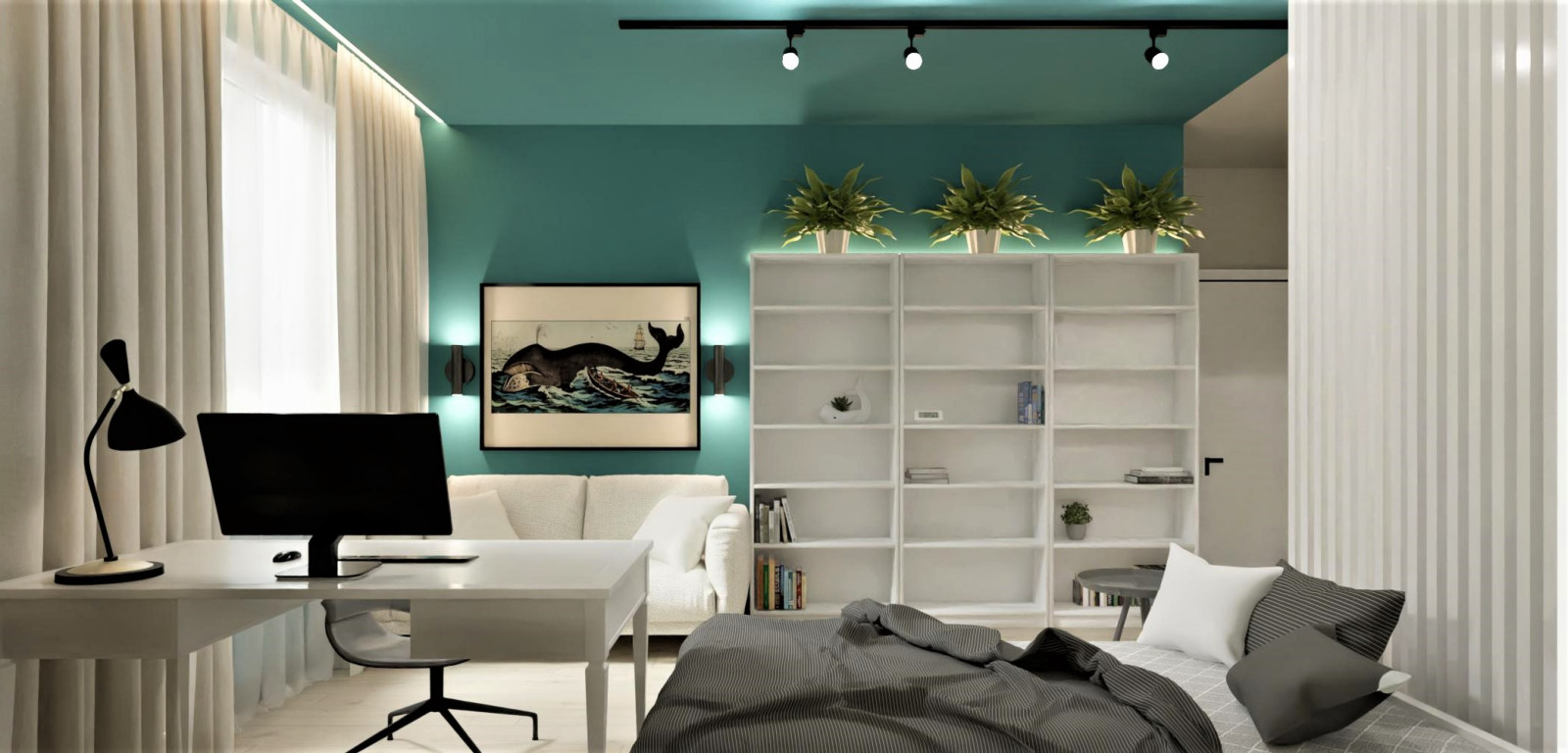 Color-blocking в интерьере
