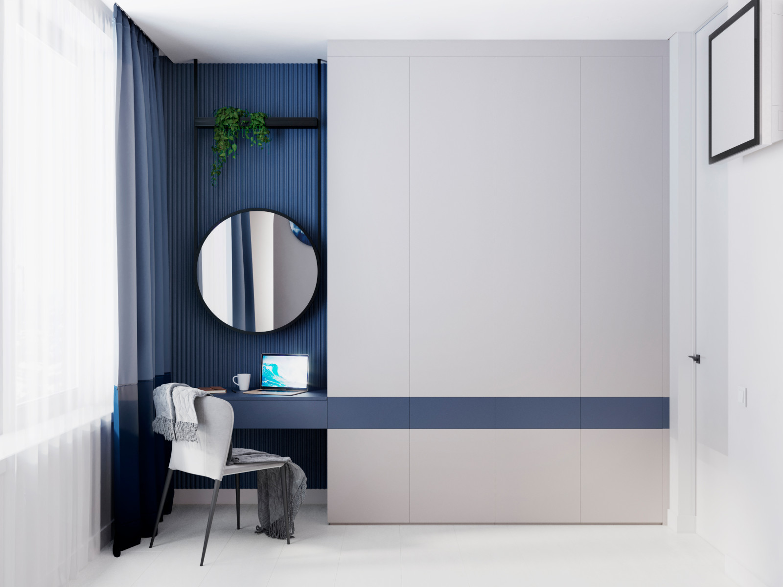 Интерьер квартиры в ЖК Романтика 66 м2