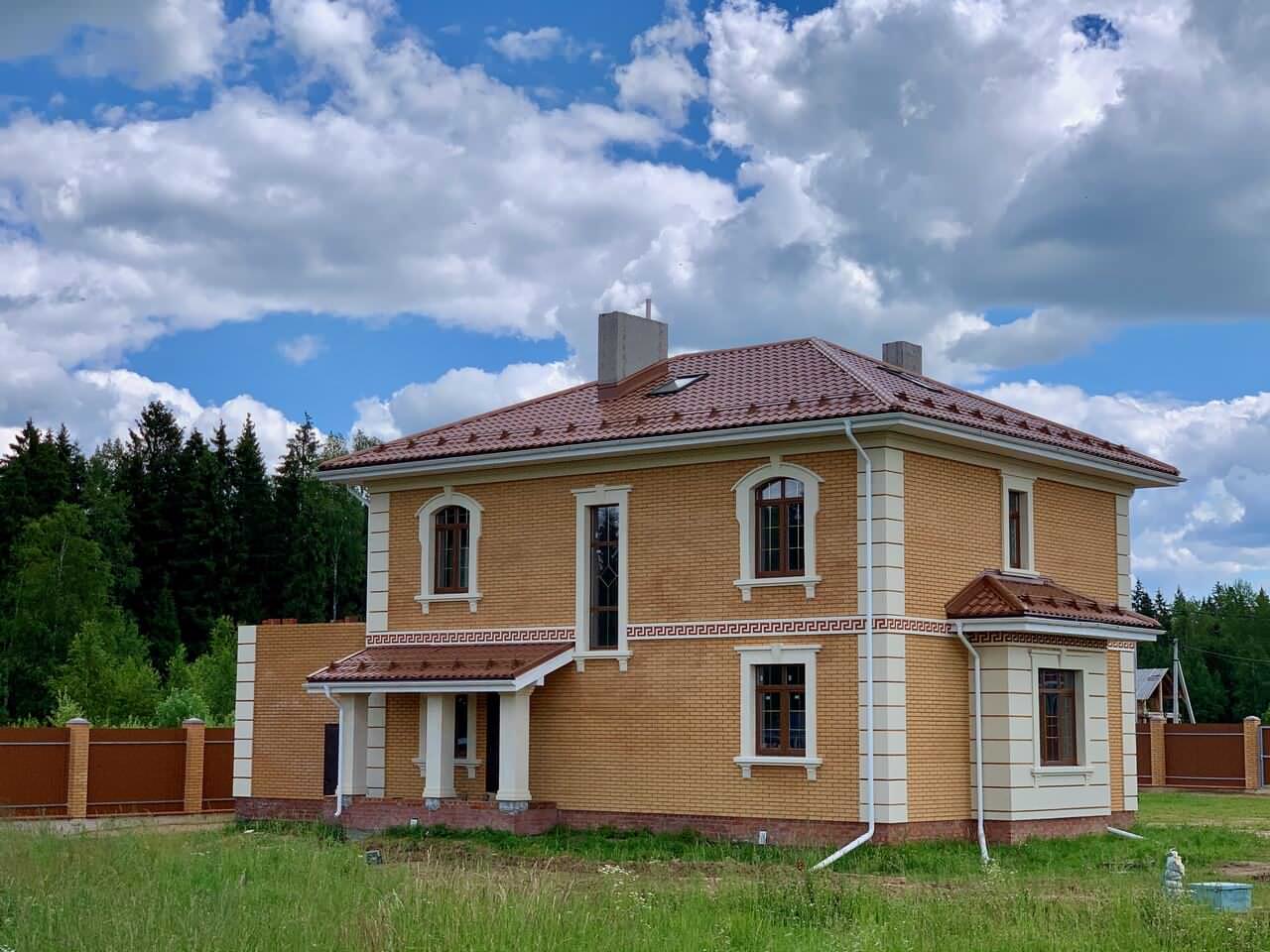 Обложка проекта: Строительство дома в классическом стиле в усадьбе Мураново