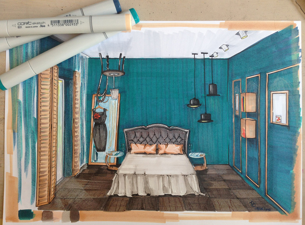 Алиса в стране чудес (дизайн спальни)